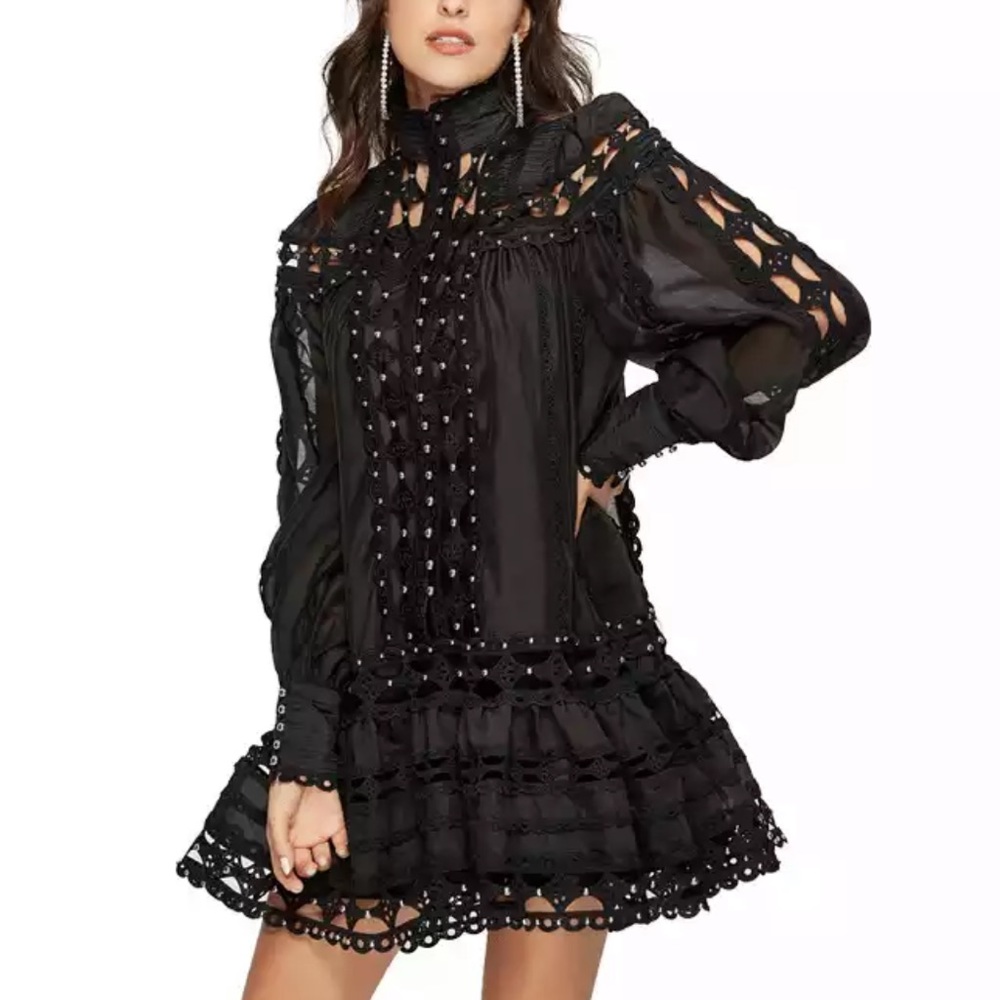 Brand New‼️‼️🌞ZIMMERMANN BLACK STUDDED DRESS s